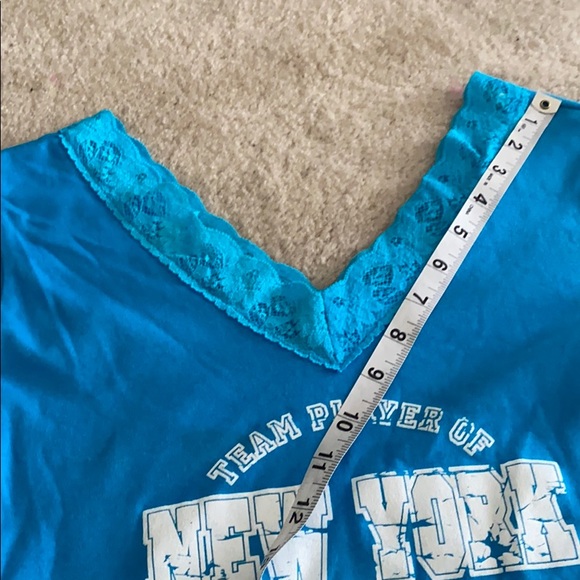 🥭 (4 for $15) PRIME Casual Blue Cropped Top - Picture 5 of 8